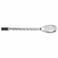 Hand Forged SS Spoon Shagreen Inlay
