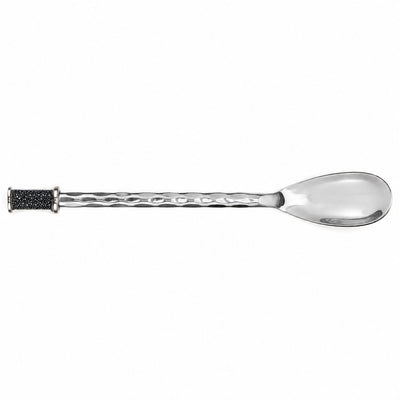 Hand Forged SS Spoon Shagreen Inlay
