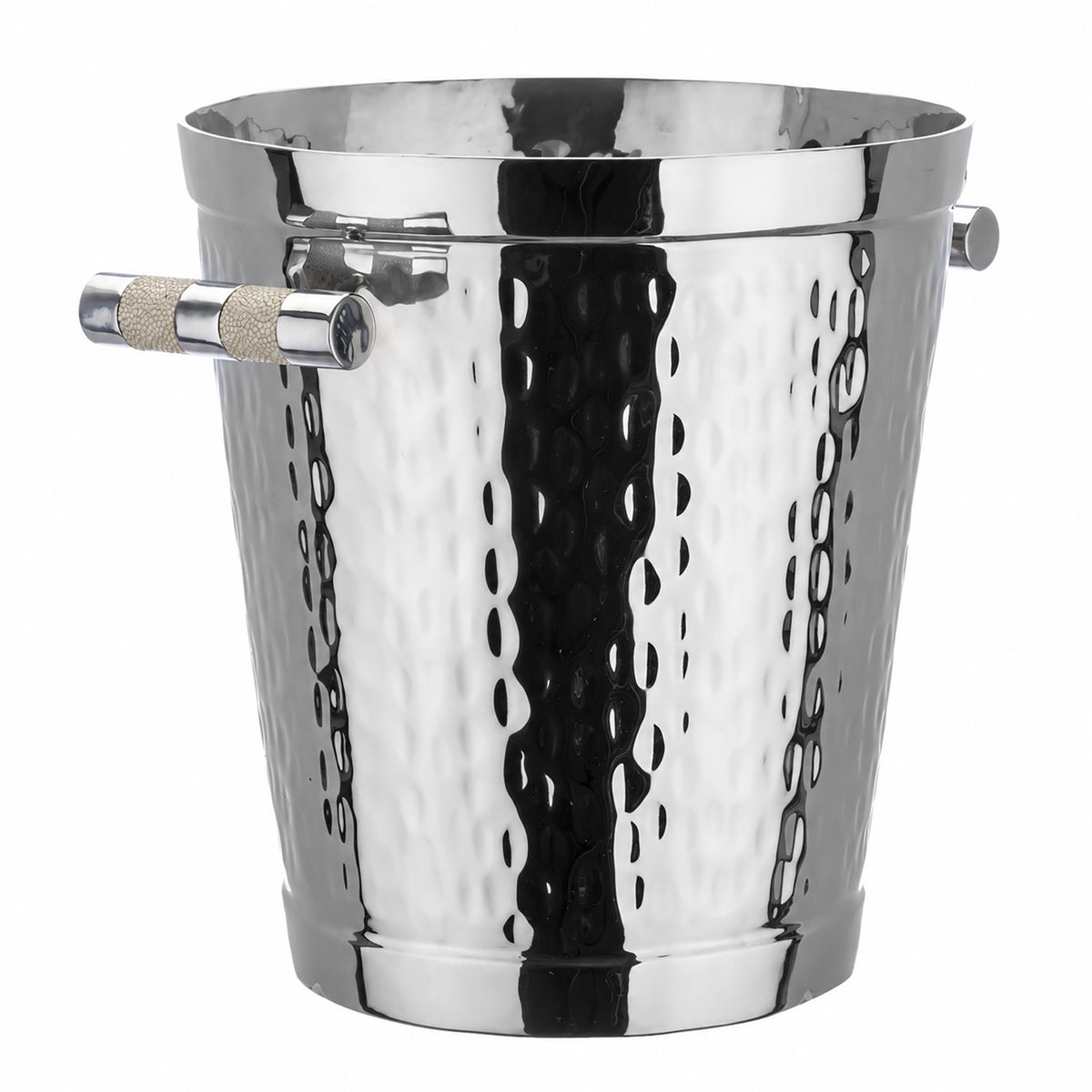 Forged SS Wine Bucket Shagreen Inlay