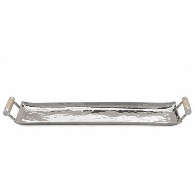 20 x 6 Forged Sq SS Tray Shagreen Handles