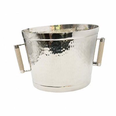 Forged SS Oval Bev Bucket Shagreen Handle