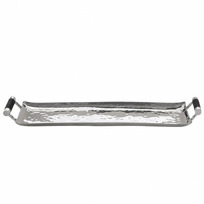 20 x 6 Forged Sq SS Tray Shagreen Handles