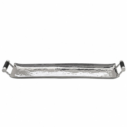 20 x 6 Forged Sq SS Tray Shagreen Handles