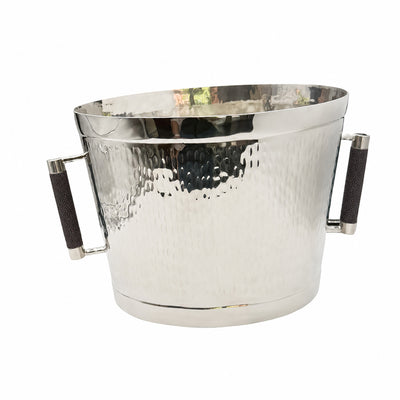 Forged SS Oval Bev Bucket Shagreen Handle