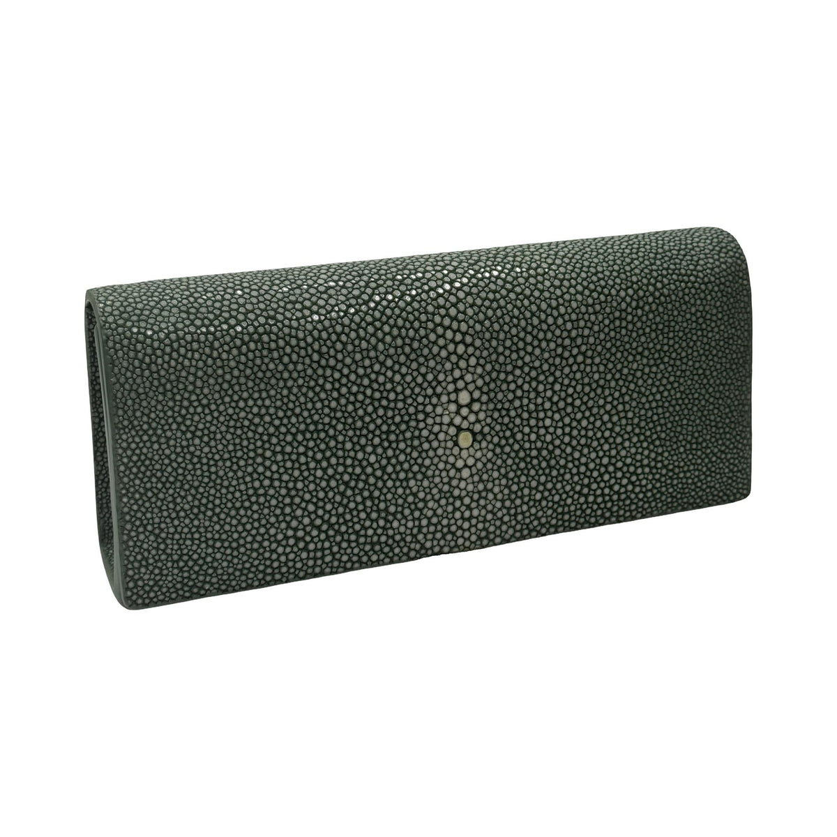 Cleo Shagreen Clutch