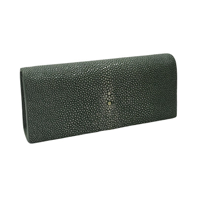 Cleo Shagreen Clutch
