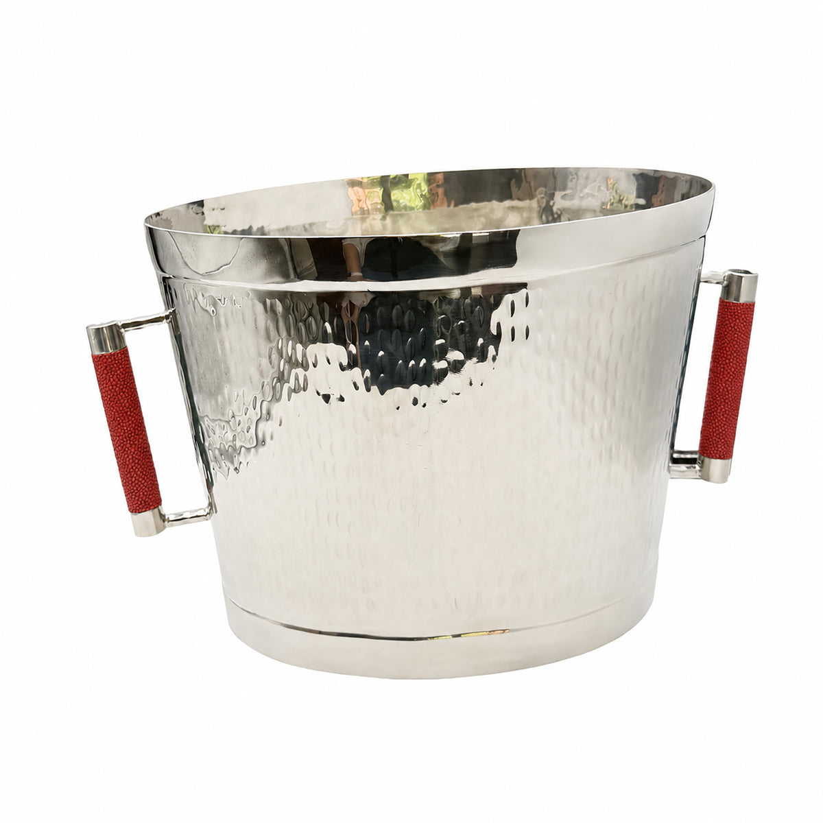 Forged SS Oval Bev Bucket Shagreen Handle