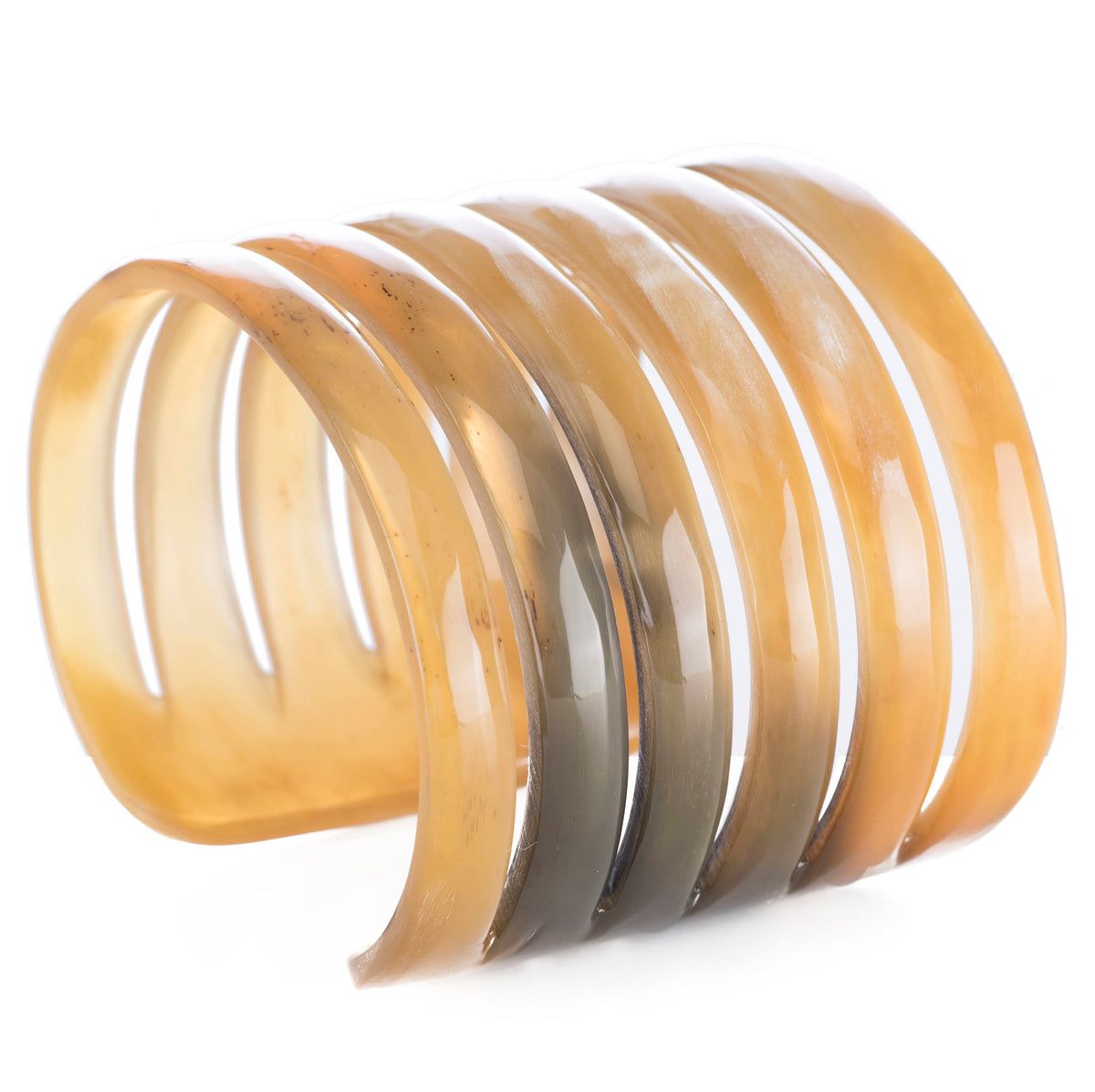 CTB170 Natural Horn Multi-Band Cuff