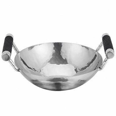 8 in Forged SS Bowl  Shagreen Handles
