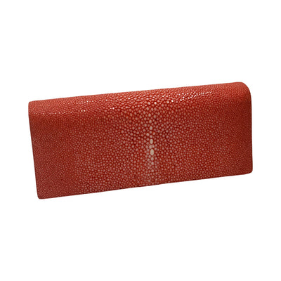 Cleo Shagreen Clutch
