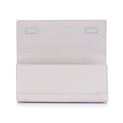 Cleo Shagreen Clutch