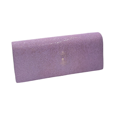 Cleo Shagreen Clutch