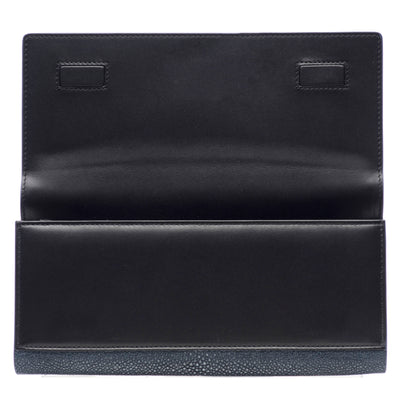 Cleo Shagreen Clutch