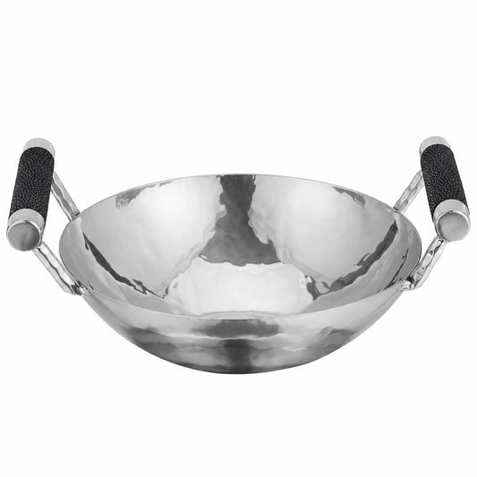 12 in Forged SS Bowl  Shagreen Handles