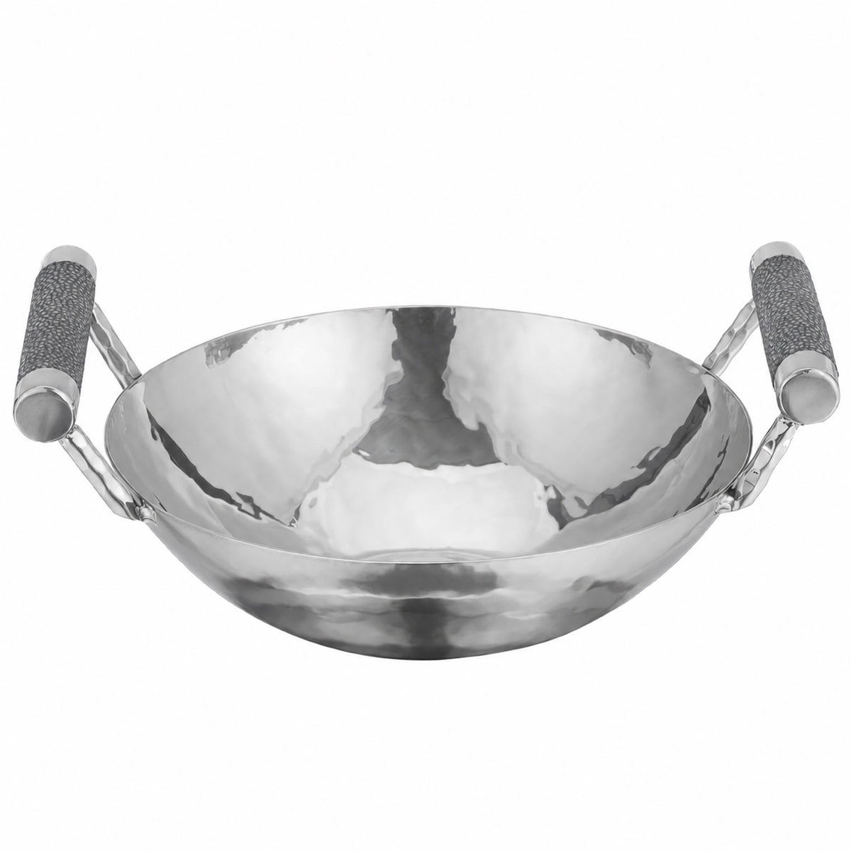 12 in Forged SS Bowl  Shagreen Handles