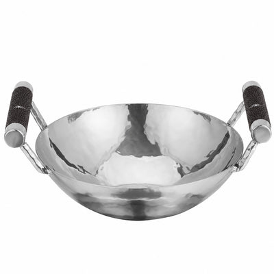 8 in Forged SS Bowl  Shagreen Handles
