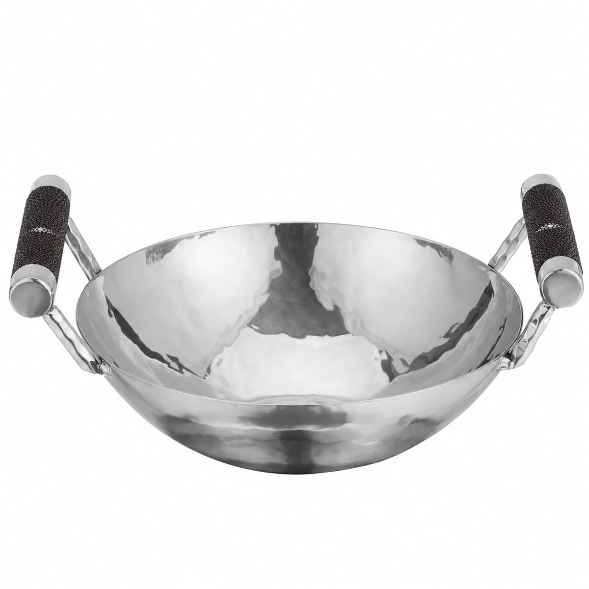 12 in Forged SS Bowl  Shagreen Handles