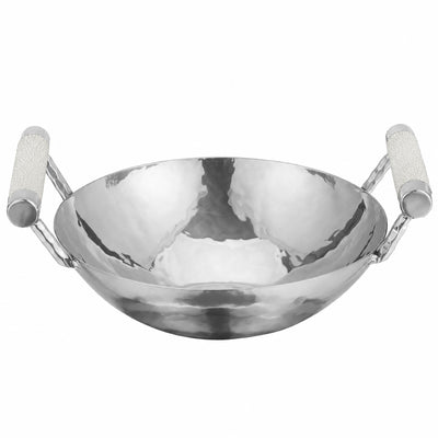 8 in Forged SS Bowl  Shagreen Handles