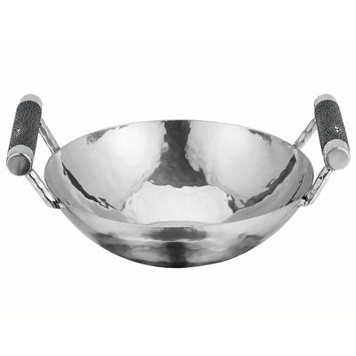 8 in Forged SS Bowl  Shagreen Handles