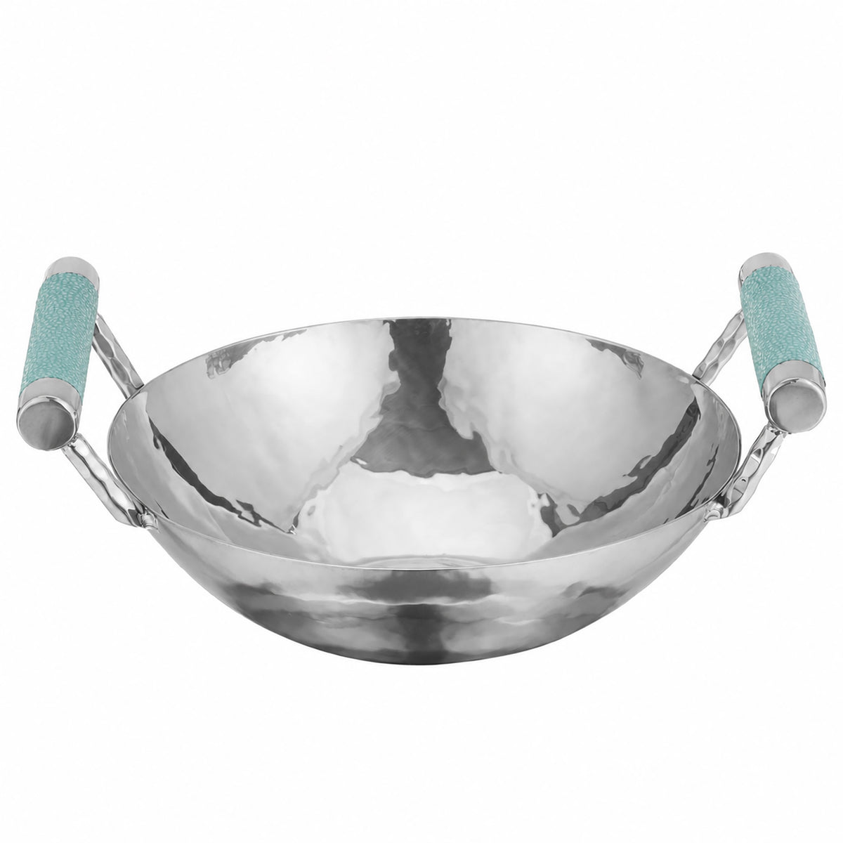 12 in Forged SS Bowl  Shagreen Handles