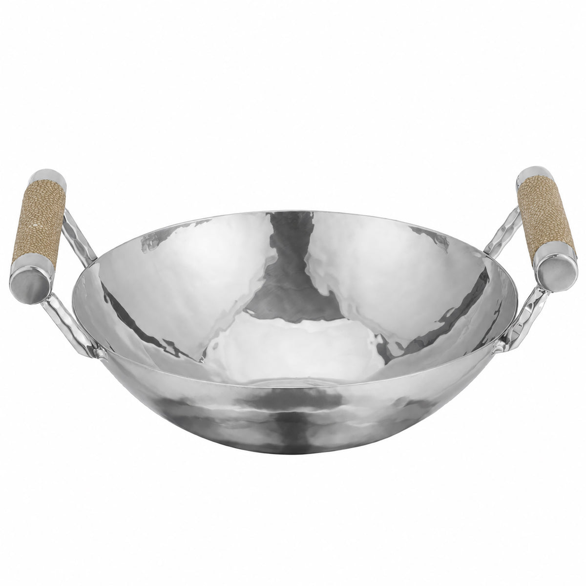 12 in Forged SS Bowl  Shagreen Handles