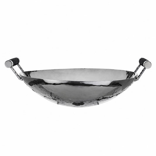 16 in Forged SS Bowl  Shagreen Handles