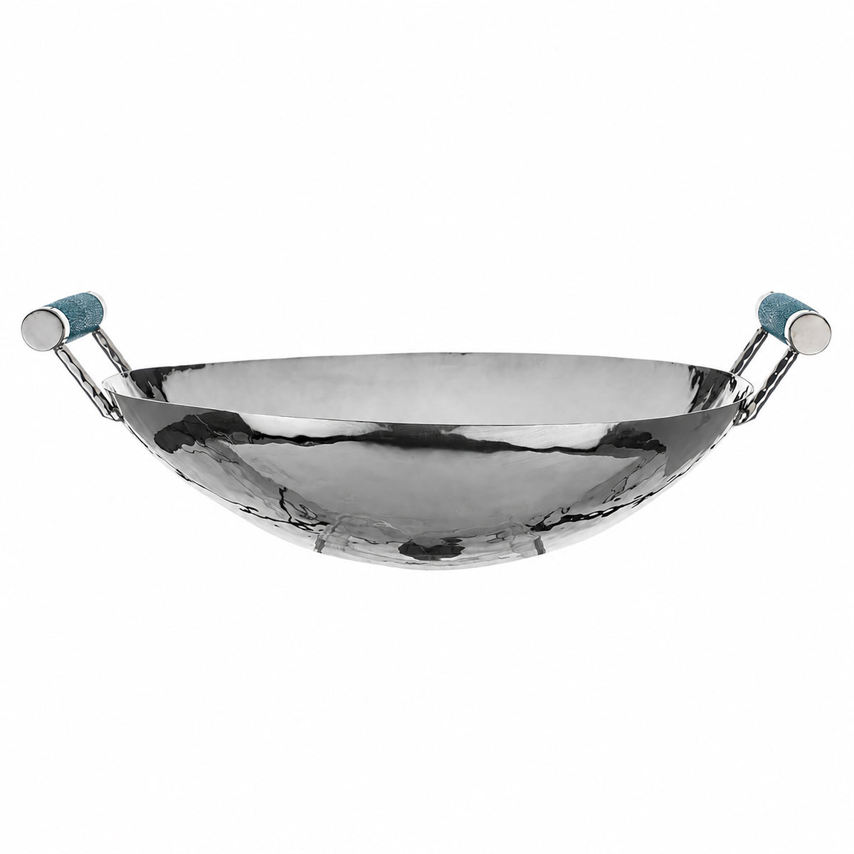 16 in Forged SS Bowl  Shagreen Handles