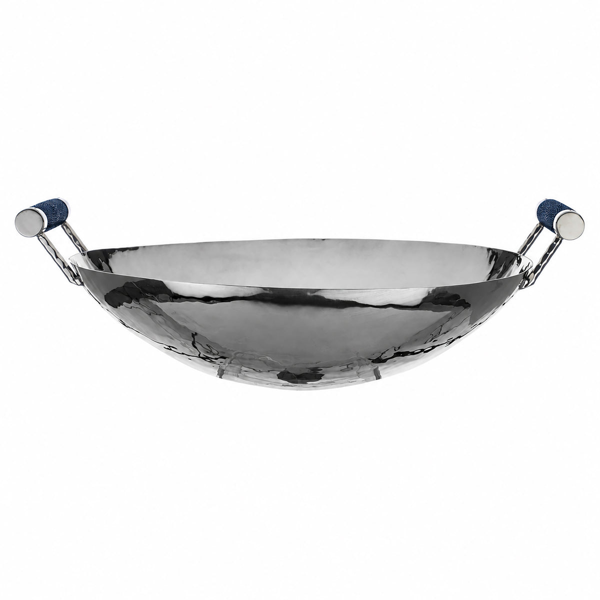 16 in Forged SS Bowl  Shagreen Handles