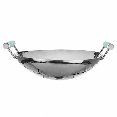 16 in Forged SS Bowl  Shagreen Handles