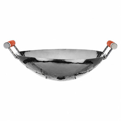 16 in Forged SS Bowl  Shagreen Handles