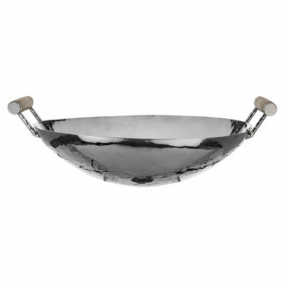 16 in Forged SS Bowl  Shagreen Handles