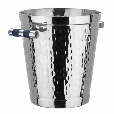 Forged SS Wine Bucket Shagreen Inlay