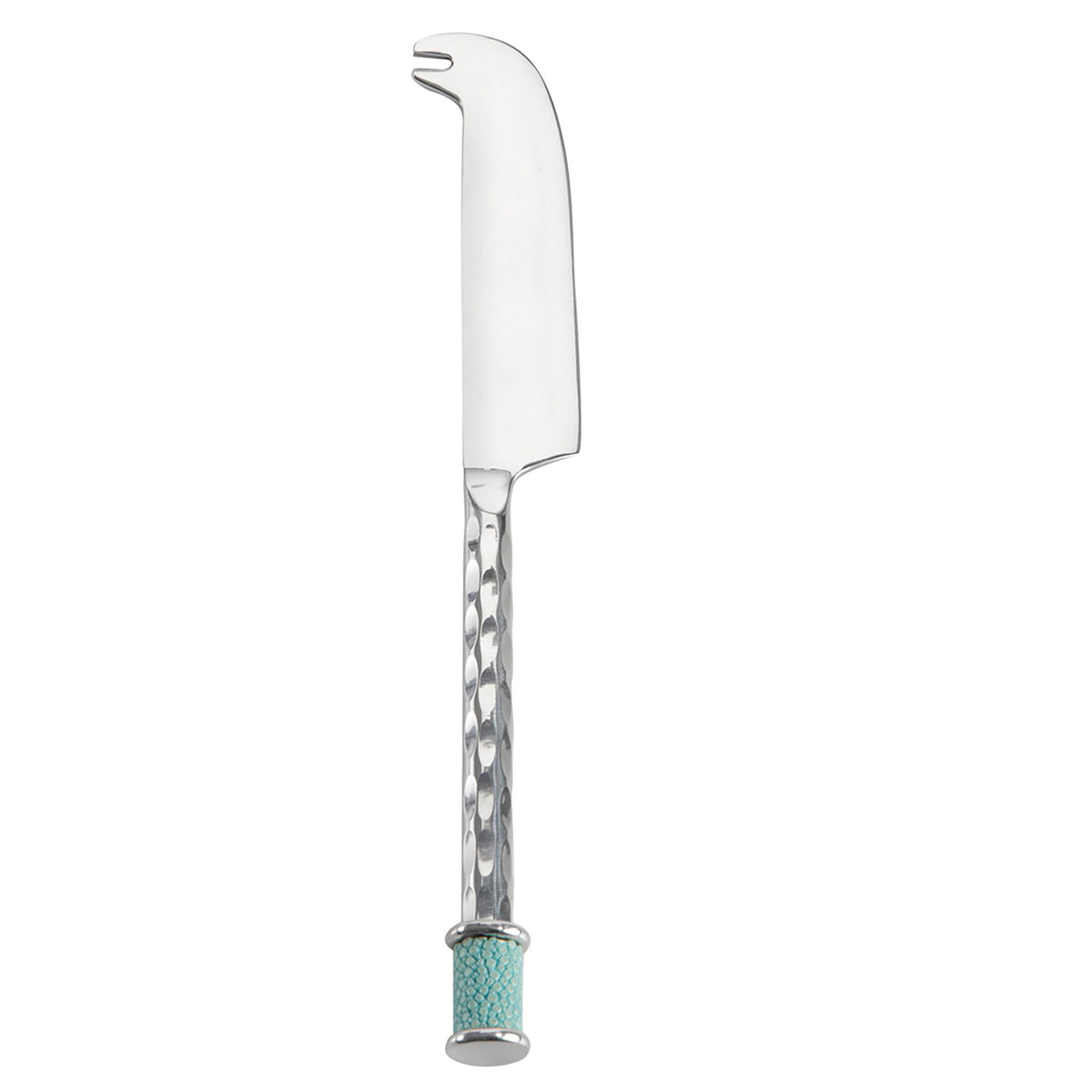 Forged SS Cheese Knife Shagreen Inlay