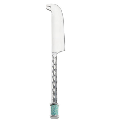 Forged SS Cheese Knife Shagreen Inlay