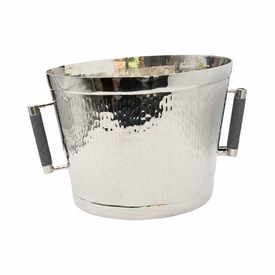Forged SS Oval Bev Bucket Shagreen Handle