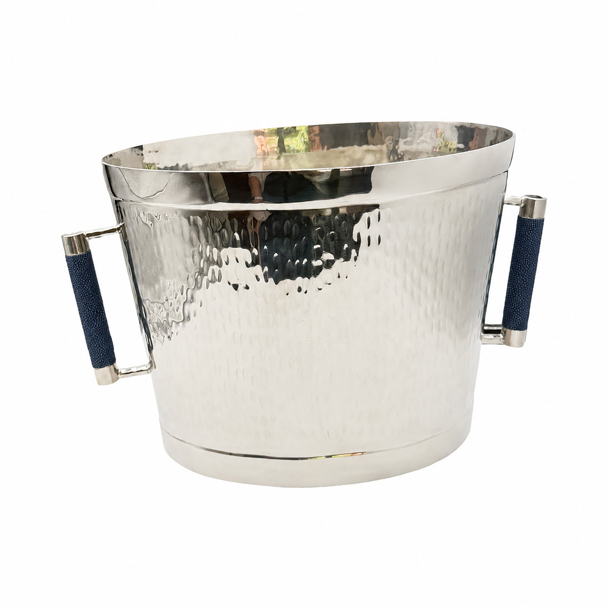 Forged SS Oval Bev Bucket Shagreen Handle