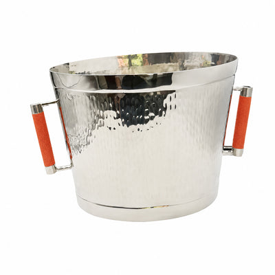 Forged SS Oval Bev Bucket Shagreen Handle