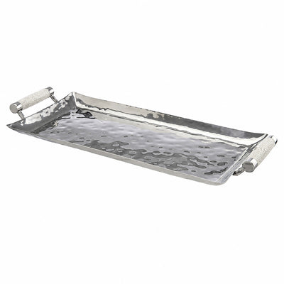 16 x 8 Forged SS Tray Shagreen Handles