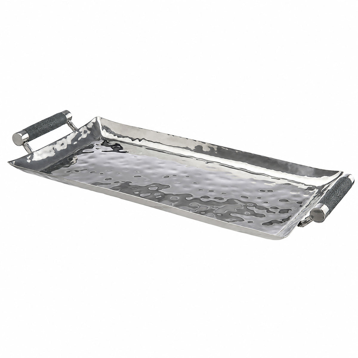 16 x 8 Forged SS Tray Shagreen Handles
