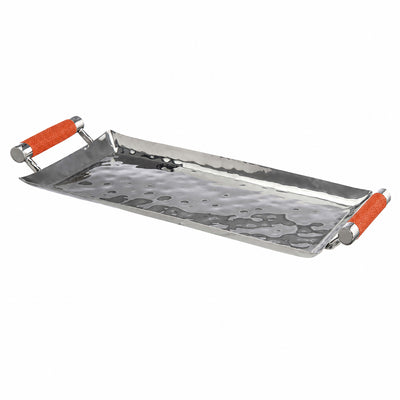 16 x 8 Forged SS Tray Shagreen Handles