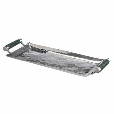 16 x 8 Forged SS Tray Shagreen Handles