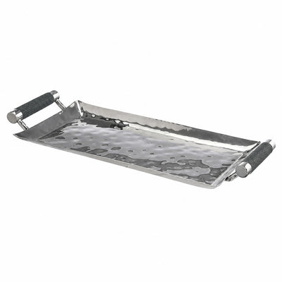 14 x  6 Forged SS Tray Shagreen Handles