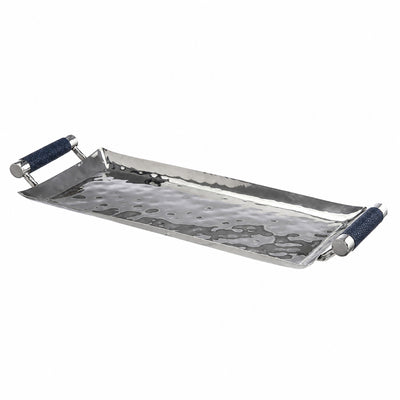 14 x  6 Forged SS Tray Shagreen Handles