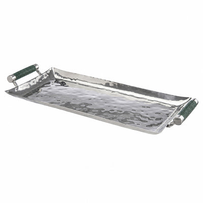 14 x  6 Forged SS Tray Shagreen Handles