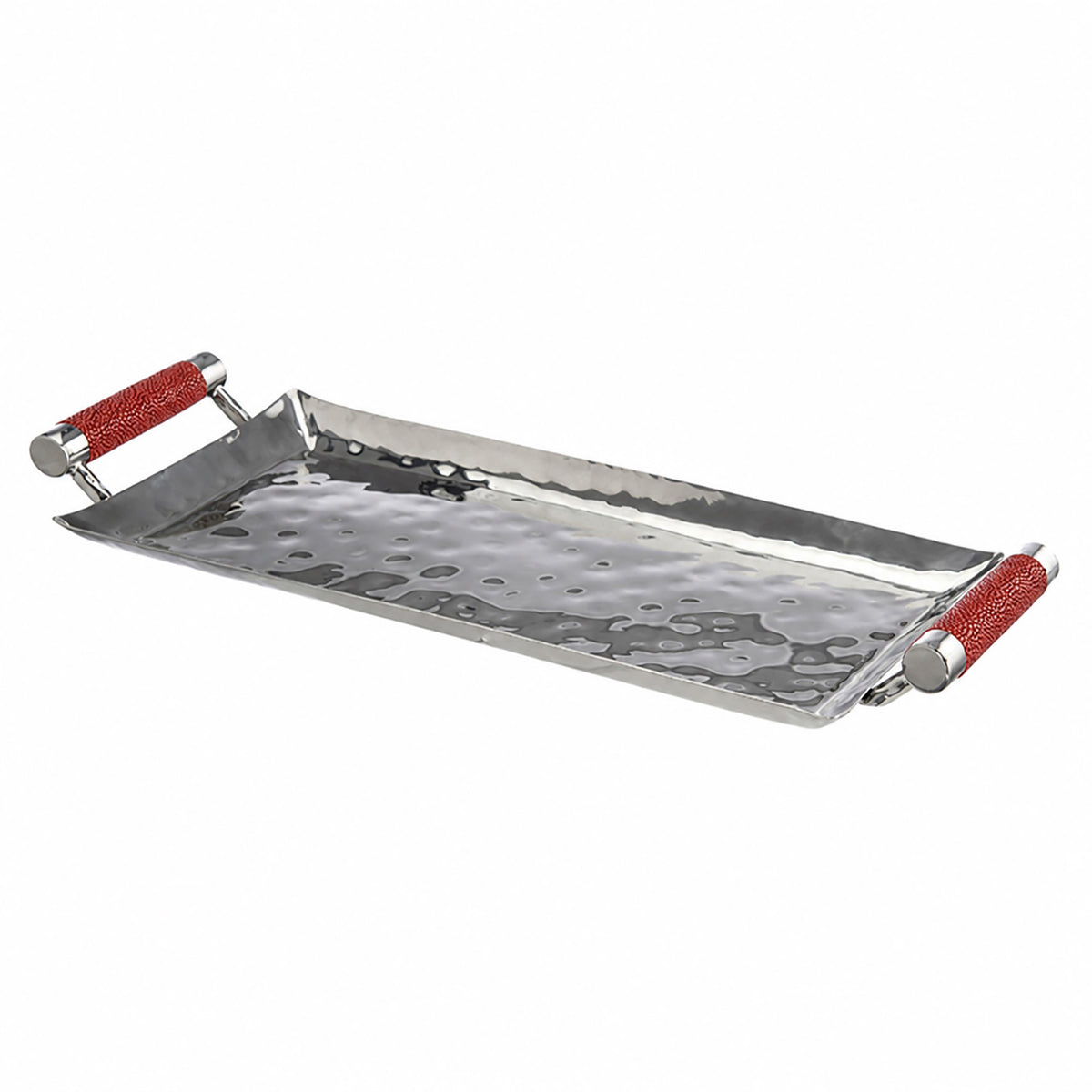 14 x  6 Forged SS Tray Shagreen Handles