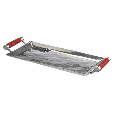 14 x  6 Forged SS Tray Shagreen Handles