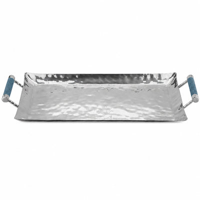 18 x 10 Hand Forged SS Tray Shagreen