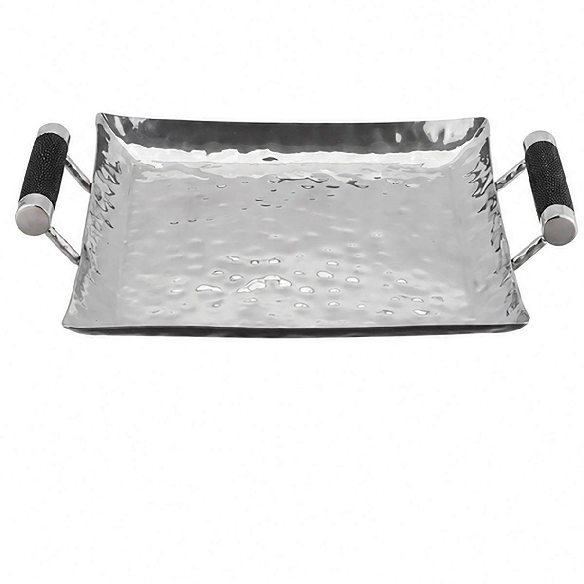 12 x 12 Hand Forged SS Sq Tray Shagreen