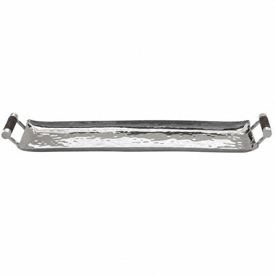 20 x 6 Forged Sq SS Tray Shagreen Handles