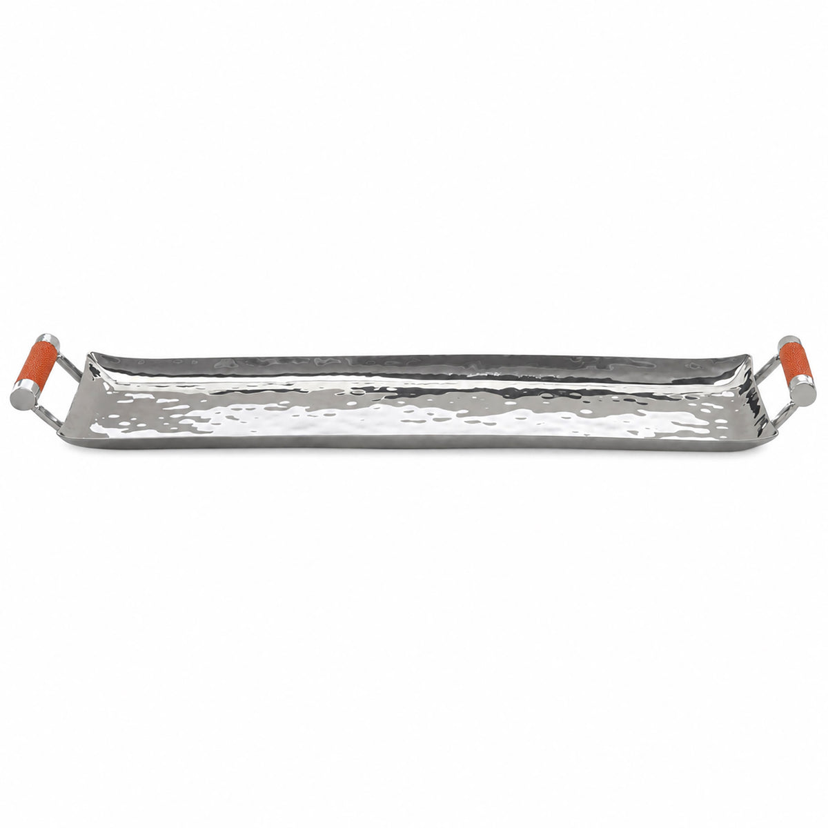 20 x 6 Forged Sq SS Tray Shagreen Handles
